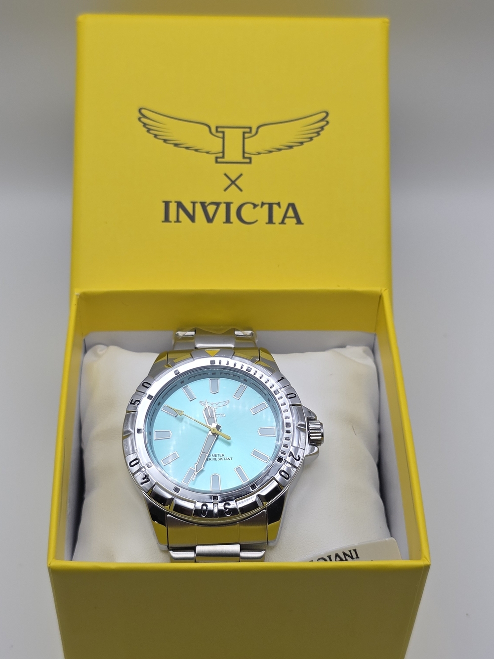 70051 - Invicta Specialty Men 42Mm Metal Silver Light Blue Dial Mg68 Quartz - Picture 1 of 9
